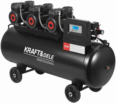 Produktbild von 200-Liter-Ölfreier Kompressor mit drei Motoren | Kraft&Dele