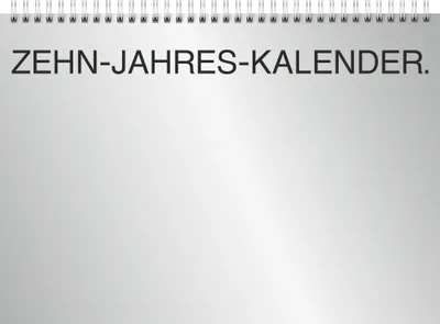 Produktbild von BRUNNEN Zehnjahres-Kalender '26-'35 A4 quer | 297×210 mm