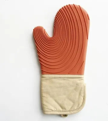 Produktbild von 360Home Silikonhandschuhe Isoliert Backhandschuhe hitzebeständig orange