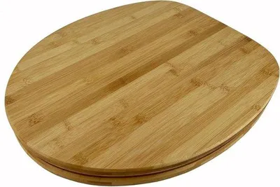 Produktbild von Bambootoiletstool dunkel - umweltfreundlich - 1 Stück - Bambus