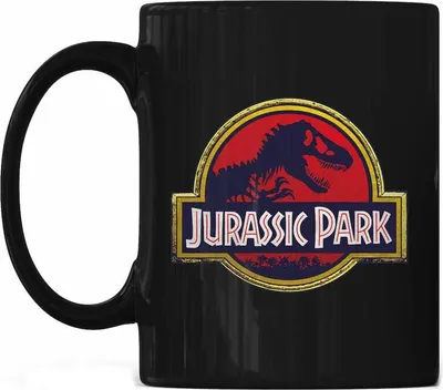 Image de Tasse à café avec le logo Jurassic Park, en céramique, 325 ml