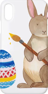 Produktbild von Mr. & Mrs. Panda Iphone 10 Handyhülle Hase Eier Malen - Weiß - Geschenk, Hülle, Osterhase, Kaninchen, Ostern, Handy, Frohe, X, Cover, Ostergrüße