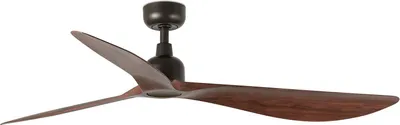 Produktbild von Outdoor Energiespar Deckenventilator mit Fernbedienung Outwood Braun / Nussbaum IP44