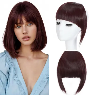 Produktbild von Clip-in-Pony synthetisch französisch Weinrot mit Haarclip für Damen
