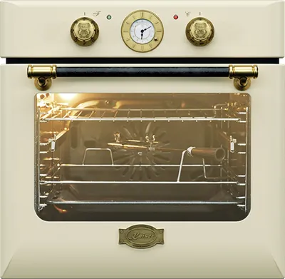 Produktbild von Kaiser EH 6432 ElfBE Retro Einbaubackofen 68L Drehspieß Selbstreinigung