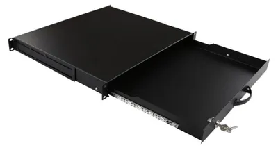 Produktbild von LOGON RAD100BL, Schubladeneinheit, Aluminium, Schwarz, 1 Stück(e)
