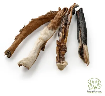 Produktbild von Rinder-Fellstreifen, lang 250g