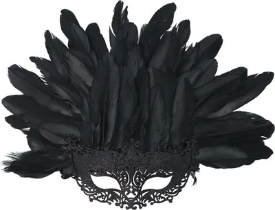 Produktbild von Feder-Maskenball-Maske für Damen, venezianische Halbgesichtsmaske mit Federn, Karnevals-Accessoire für Abschlussball, Party