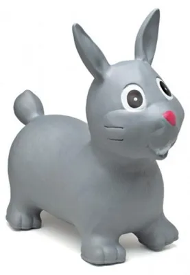 Immagine prodotto di Palla gonfiabile Hippy Skippy coniglio grigio - giocattolo per bambini
