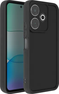Immagine prodotto di Avizar, Custodia per Xiaomi Redmi 13 4G e 5G in silicone morbido, nero