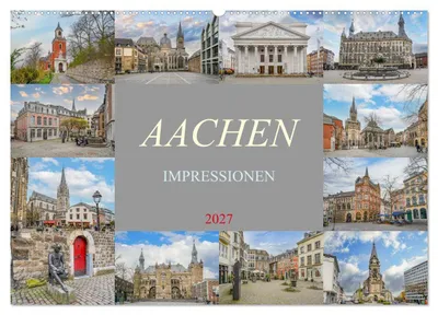 Produktbild von Aachen Impressionen (Wandkalender 2027 DIN A2 quer), CALVENDO Monatskalender
