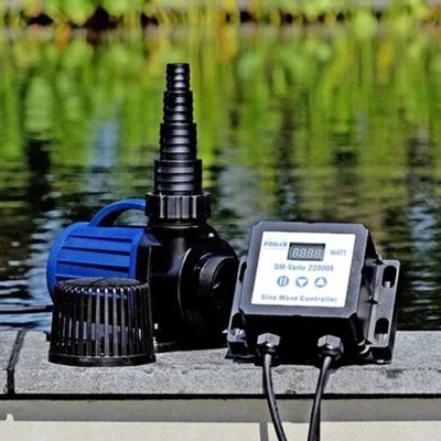 Produktbild von Regulierbare Teichpumpe – Energieeffiziente Wasserumlaufpumpe mit Trockenlaufschutz
