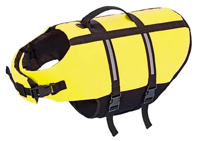 Zdjęcie produktu dla Kamizelka ratunkowa dla psów, neonowa żółta, rozmiar XS, 25 cm