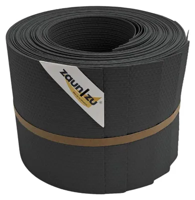 Produktbild von 10x Sichtschutzstreifen PP zaun|zu DELUX-R Einzelstreifen 2,55m Anthrazit 10x 2,55m