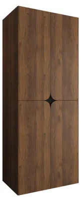 Produktbild von MIRJAN24 Kleiderschrank Espresso 80, Kleiderschrank, Garderobe (Farbe: Nuss Warmia, Größe: 80 cm)
