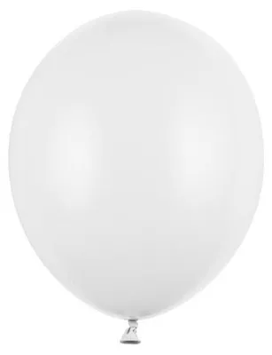 Zdjęcie produktu dla Balony pastelowe białe Pure White 30 cm 100 sztuk