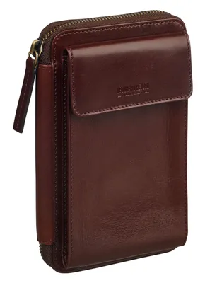 Produktbild von LEONHARD HEYDEN Handytasche Umhängetasche Cambridge Mobile Crossbody Rotbraun dunkelbraun