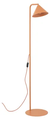 Produktbild von Stehleuchte Metall E14 141 cm hoch Orange Modern Stehlampe