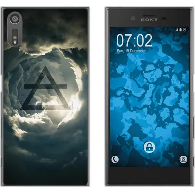 Produktbild von PhoneNatic Case kompatibel mit Sony Xperia XZs Silikon-Hülle Element Luft M1