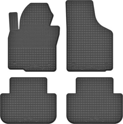 Image de Tapis de sol en caoutchouc, lot de 4, universels pour : monospace Seat Alhambra II (2010-2018)