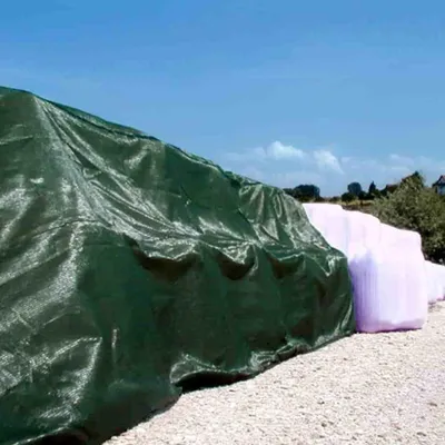 Obrázok produktu pre Ochranná Sieť na Balíky 10 x 25 m, Zelená Sieťovina na Balíky