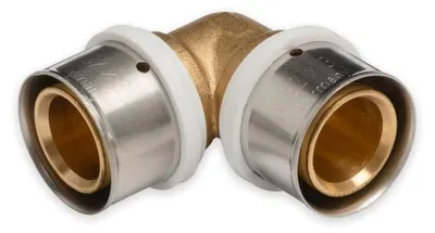 Produktbild von Selfio-Press Aluverbund Pressfitting  Winkel 90° 32 x 3 mm TH + U Kontur DVGW