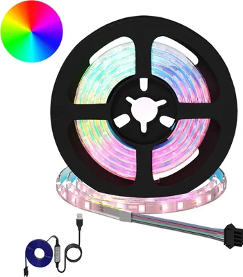Produktbild von vidaXL LED-Streifen 12 stk. Schwarz und Transparent