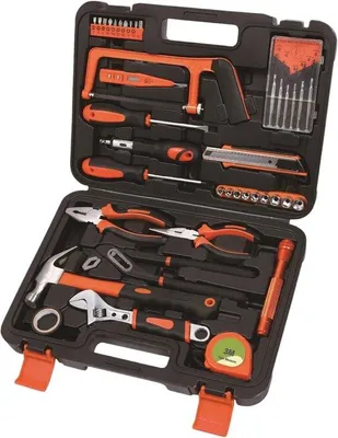 Produktbild von Famanu Werkzeugkoffer 40-teilig - Komplettes Werkzeugset für Zuhause und Werkstatt