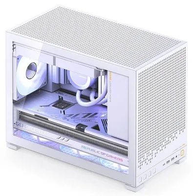 Obrázek produktu pro Jonsbo D32 PRO, Midi Tower, PC, Bílá, Mini-ITX, Micro ATX, Ocel, 17 cm