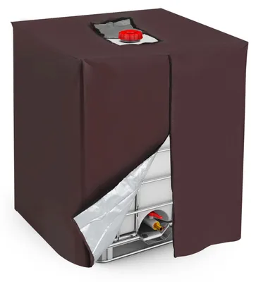 Produktbild von IBC-Abdeckung mit Reißverschluss, 60 Liter, 420D Oxford, wasserdicht, für Gartentanks
