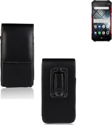 Produktbild von K-S-Trade Gürteltasche für Ulefone Armor X3 Schutz Hülle Handy Hülle mit Magnetverschluss Holster in schwarz