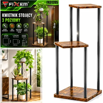 Produktbild von Stehendes Blumenbeet Mit 3 Ebenen