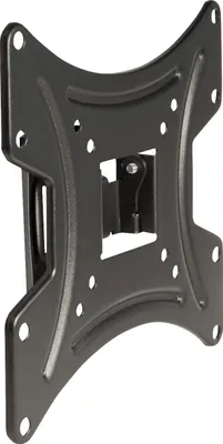 A black TV wall mount is shown against a white background.
