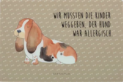 Produktbild von Mr. & Mrs. Panda Glas Schneidbrett Hund Basset Hound - Hundeglück - Geschenk, Schneidebrett, Sprüche, Aus, Schneidplatte, Lustig, Hackbrett, schneidunterlage