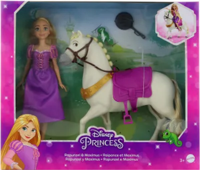Zdjęcie produktu dla Lalka Disney Princess Locika i Maximus HLW23