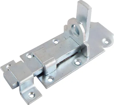 Produktbild von Querriegel gerade mit Schlaufe, Platte 120 x 45 mm, verzinkt