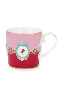 Produktbild von Becher Love Birds Medallion, Farbe:Red-Pink, Größe:150 ml