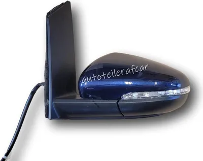 Produktbild von Außenspiegel Spiegel links elektrisch für Für VW TOURAN 1T3 2010 - 2015 blau LH5X