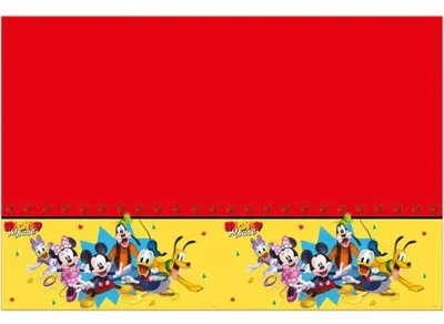 Produktbild von "Mickey Jump Into The Fun" Partydeko Artikel Variante: Tischdecke | 120x180cm Kunststoff