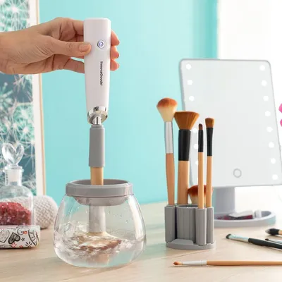 Immagine prodotto di Maklin InnovaGoods pulitore e asciugatore automatico per pennelli da trucco