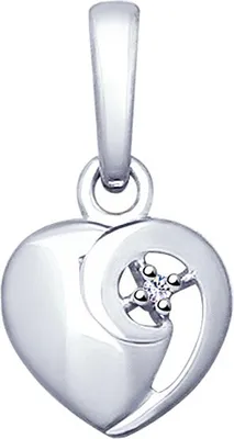 Produktbild von Sokolov Anhänger Herz aus Silber 925 mit Brillanten