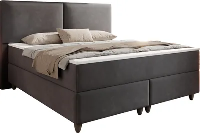 Produktbild von Boxspringbett PARIS 180x200cm Anthrazit TFK