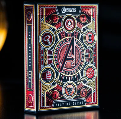 Obrázek produktu pro Avengers - The Infinity Saga Hrací karty Červená verze