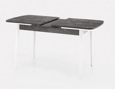 Image de Table de salle à manger Table à rallonges Table de terrasse Table de salon Noir Blanc Bois