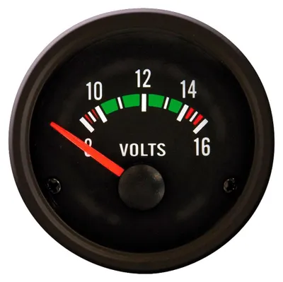 Immagine prodotto di AutoStyle Schwarz Performance: Voltmetro da 52 mm