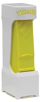Butterschneider mit einem Klick, Kunststoff/Edelstahl, rot