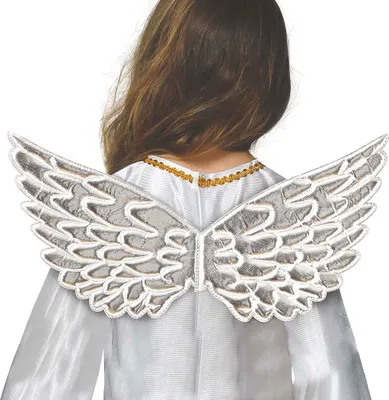 Produktbild von Engelsflügel Silber Weihnachtskrippe 44cm
