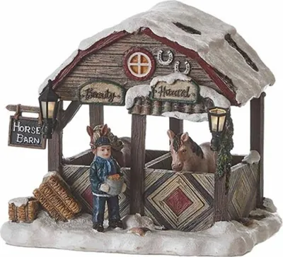 Produktbild von Weihnachtsfigur Pferdestall Braun