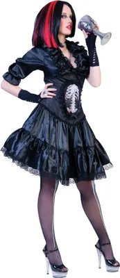 Produktbild von Vampiress Gothica Kostüm für Damen Größe: 36/38