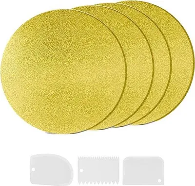 Image de Support à gâteau rond de 30 cm, 4 pièces, réutilisable
